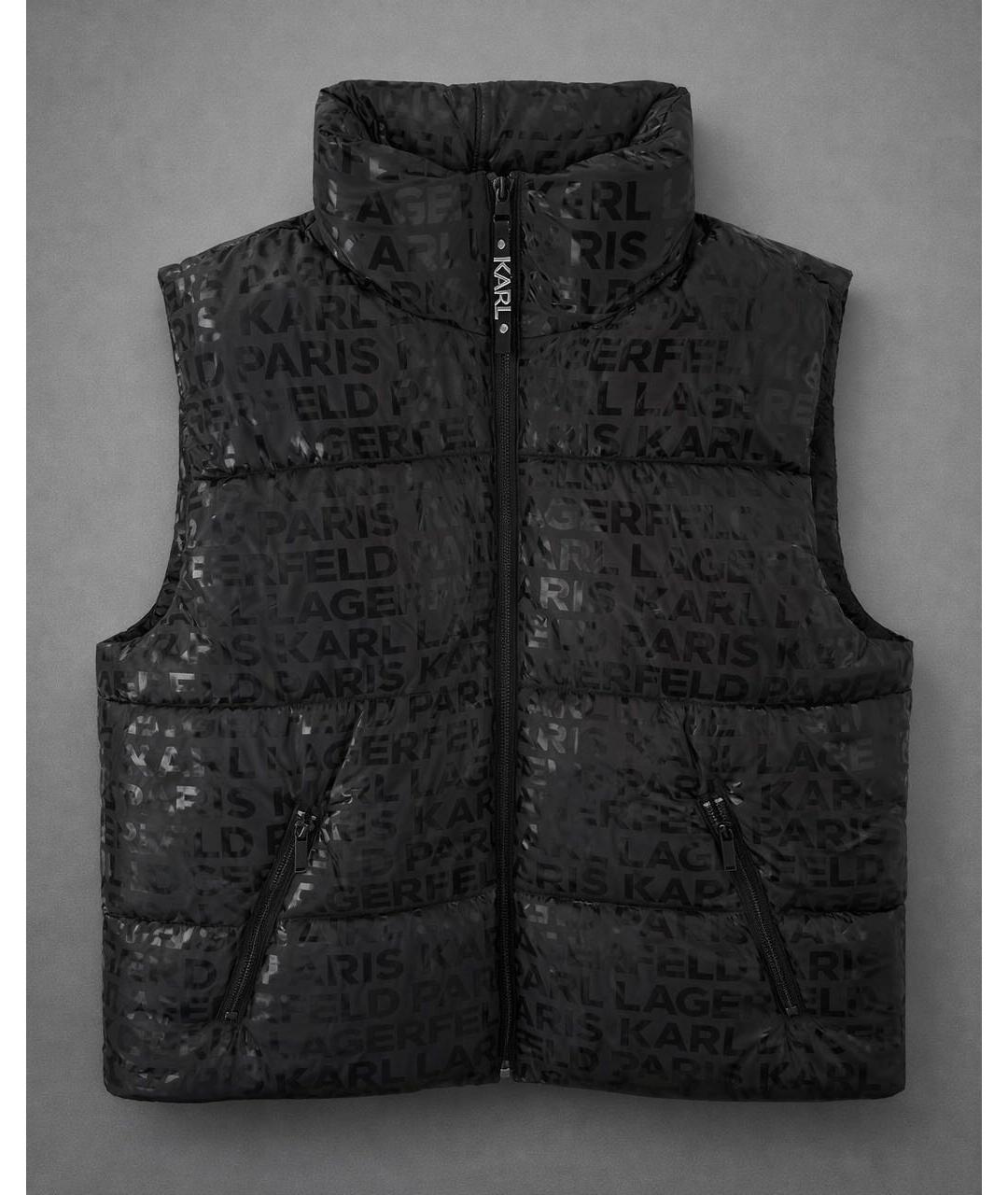 KARL LAGERFELD Черный жилет, фото 9