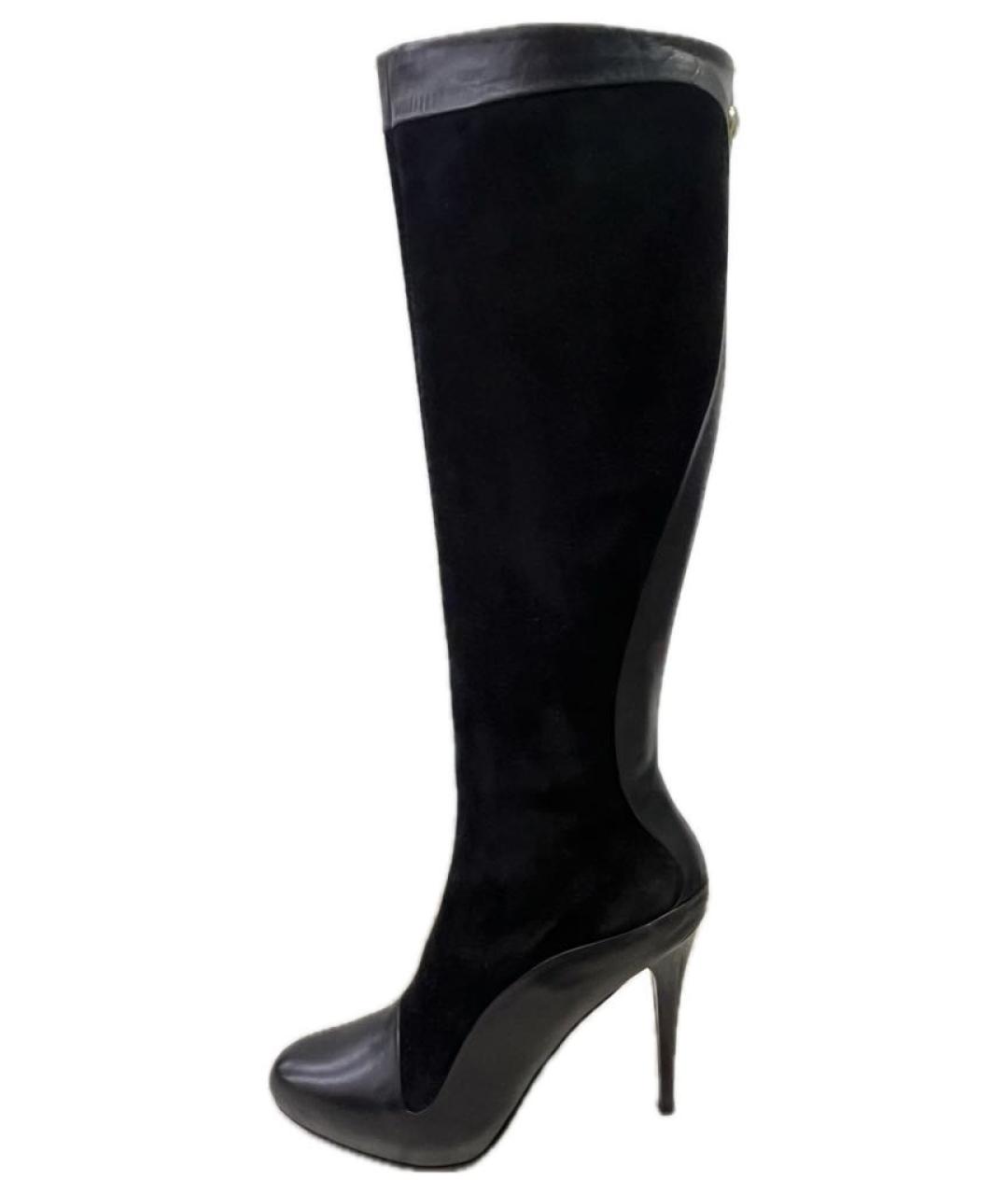 ICEBERG Черные замшевые сапоги, фото 7