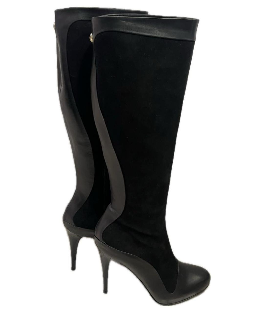 ICEBERG Черные замшевые сапоги, фото 2