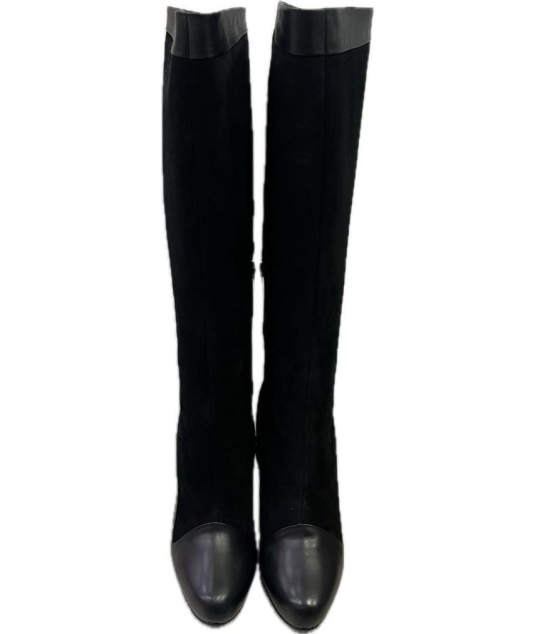 ICEBERG Черные замшевые сапоги, фото 3