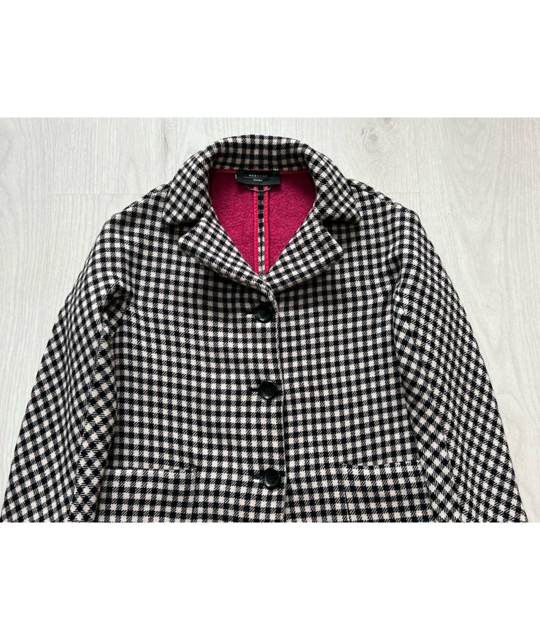 WEEKEND MAX MARA Белое шерстяное пальто, фото 3