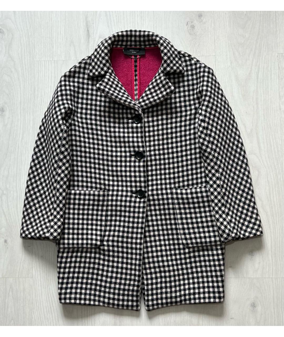 WEEKEND MAX MARA Белое шерстяное пальто, фото 8