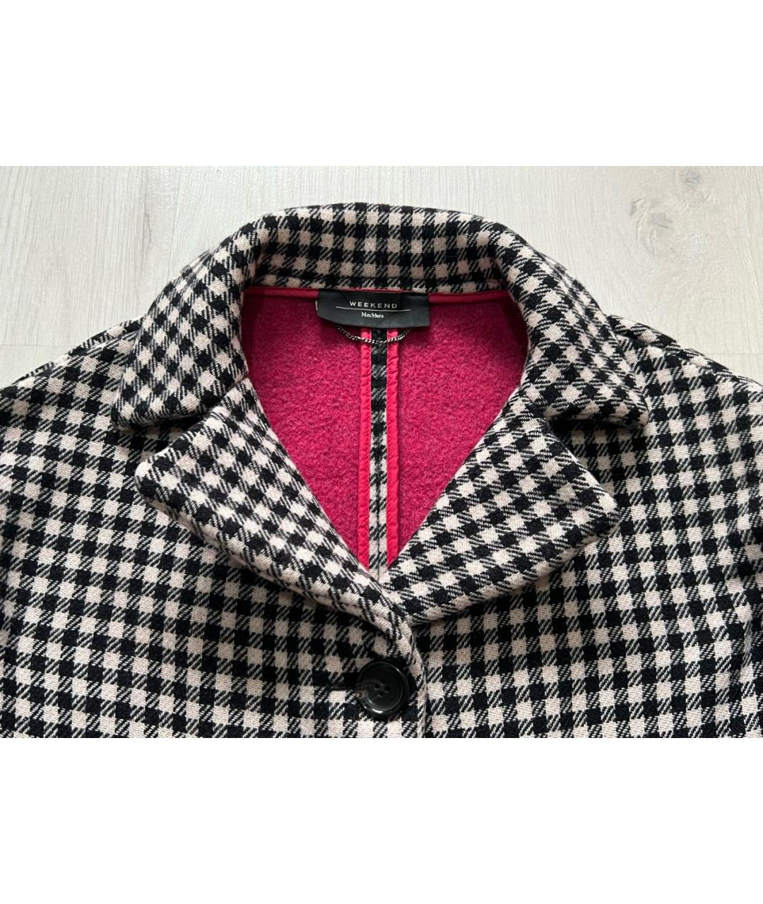 WEEKEND MAX MARA Белое шерстяное пальто, фото 4