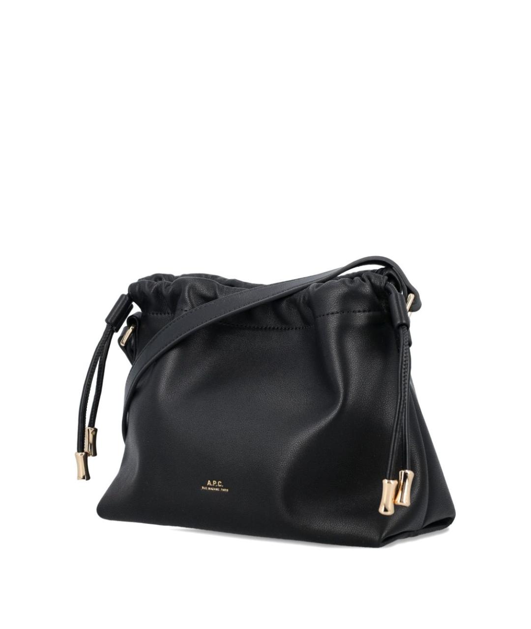 A.P.C. Черная сумка через плечо, фото 3