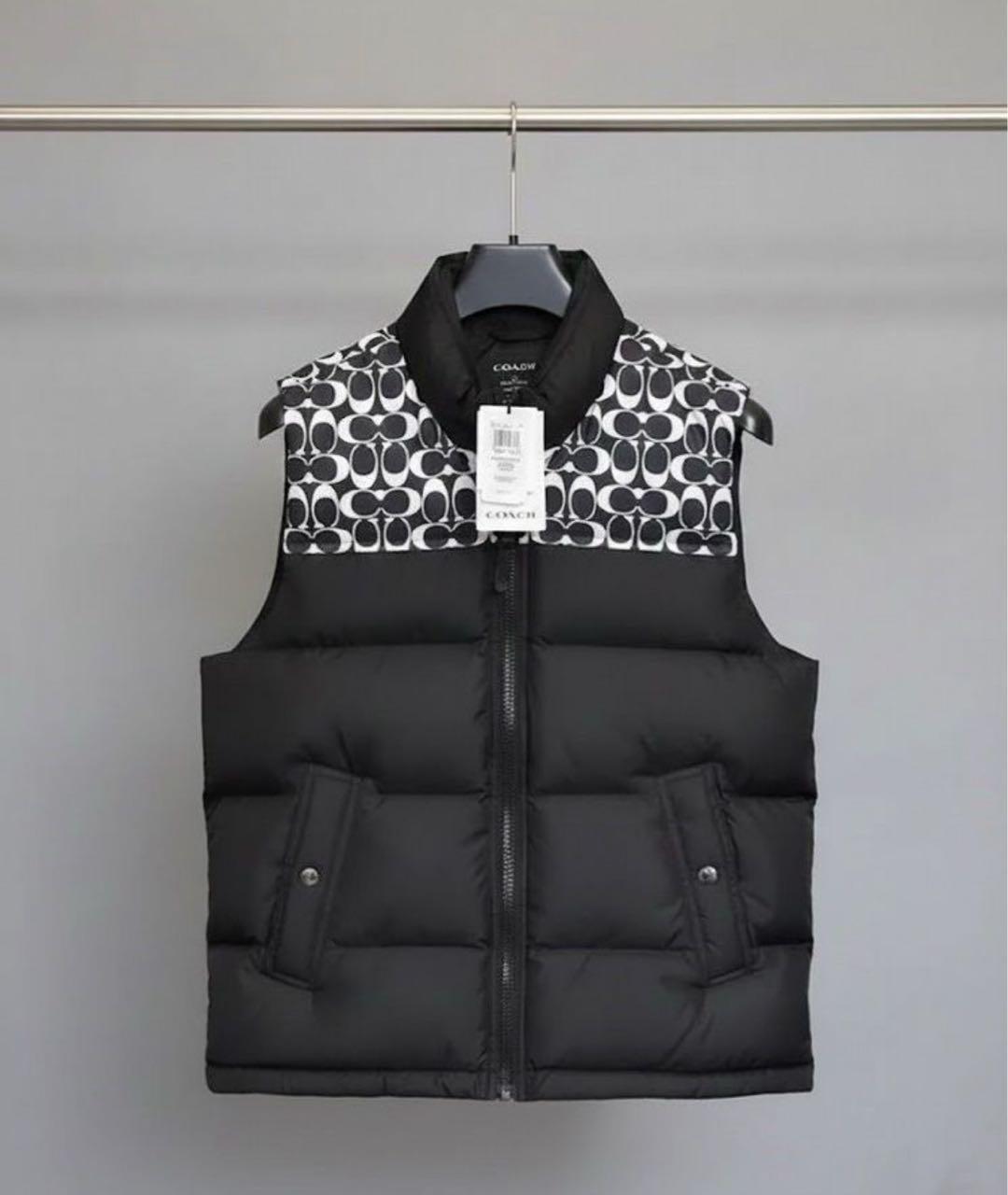 COACH Черный жилет, фото 2