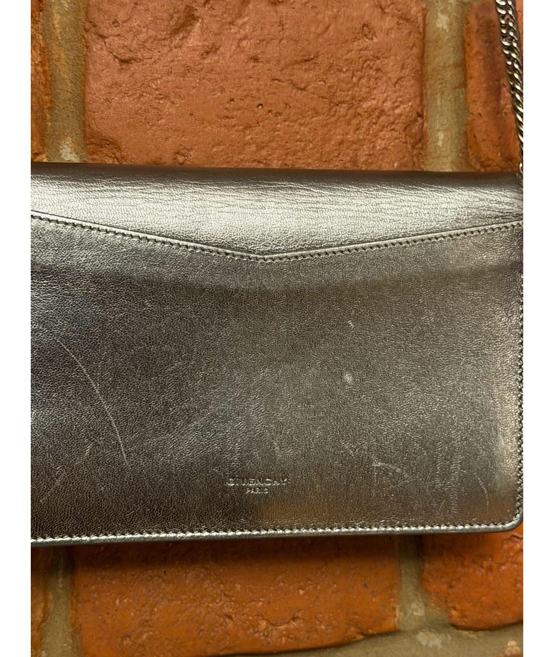 GIVENCHY Серебряная сумка через плечо, фото 4