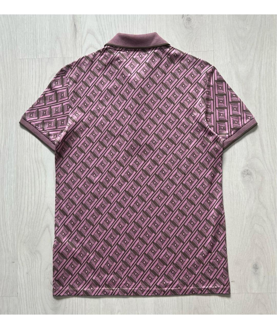 VERSACE Мульти хлопковое поло с коротким рукавом, фото 2