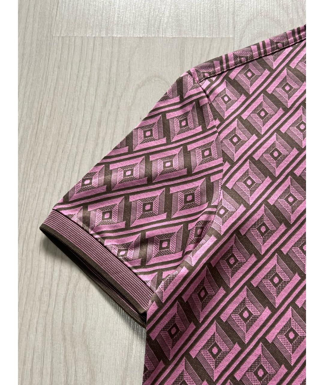 VERSACE Мульти хлопковое поло с коротким рукавом, фото 6