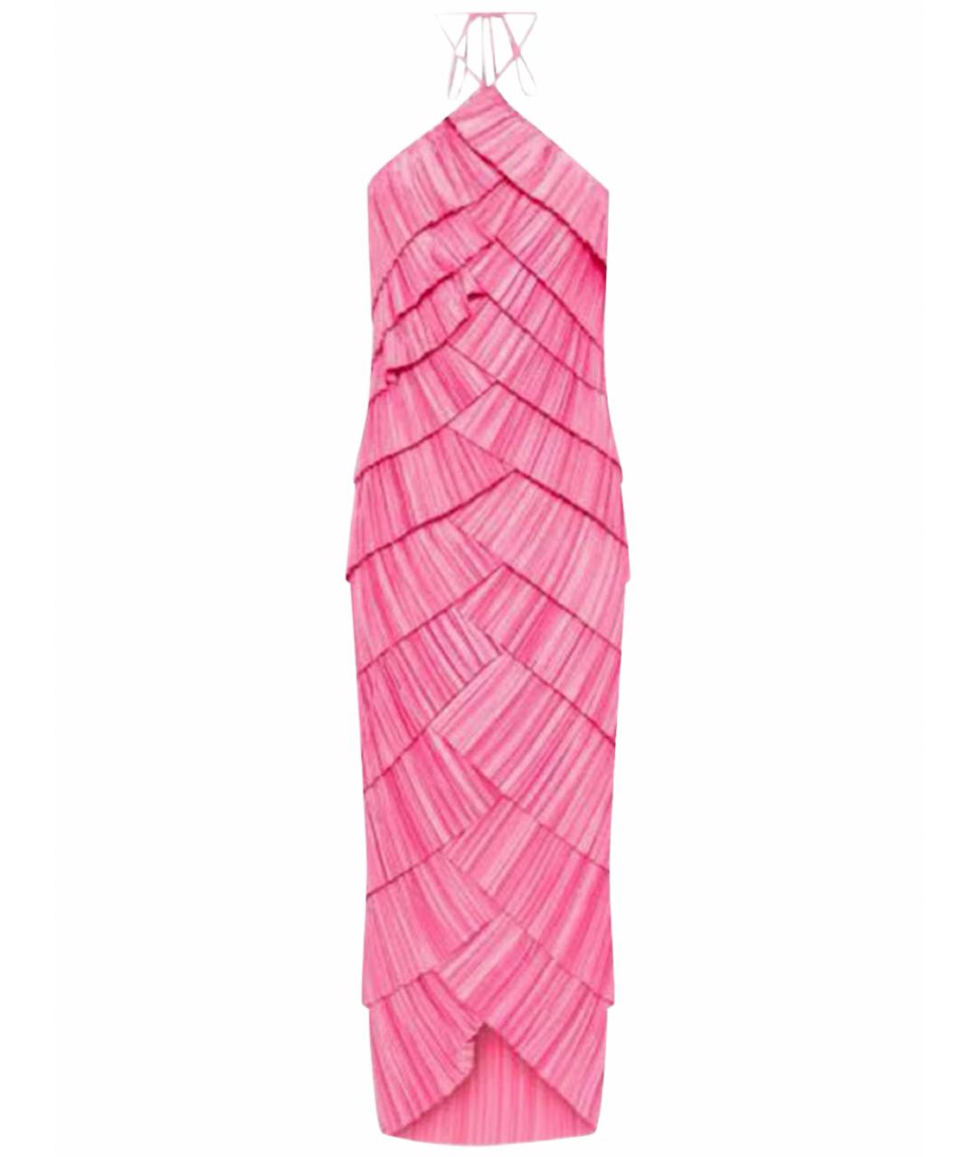 CULT GAIA Розовое коктейльное платье, фото 1