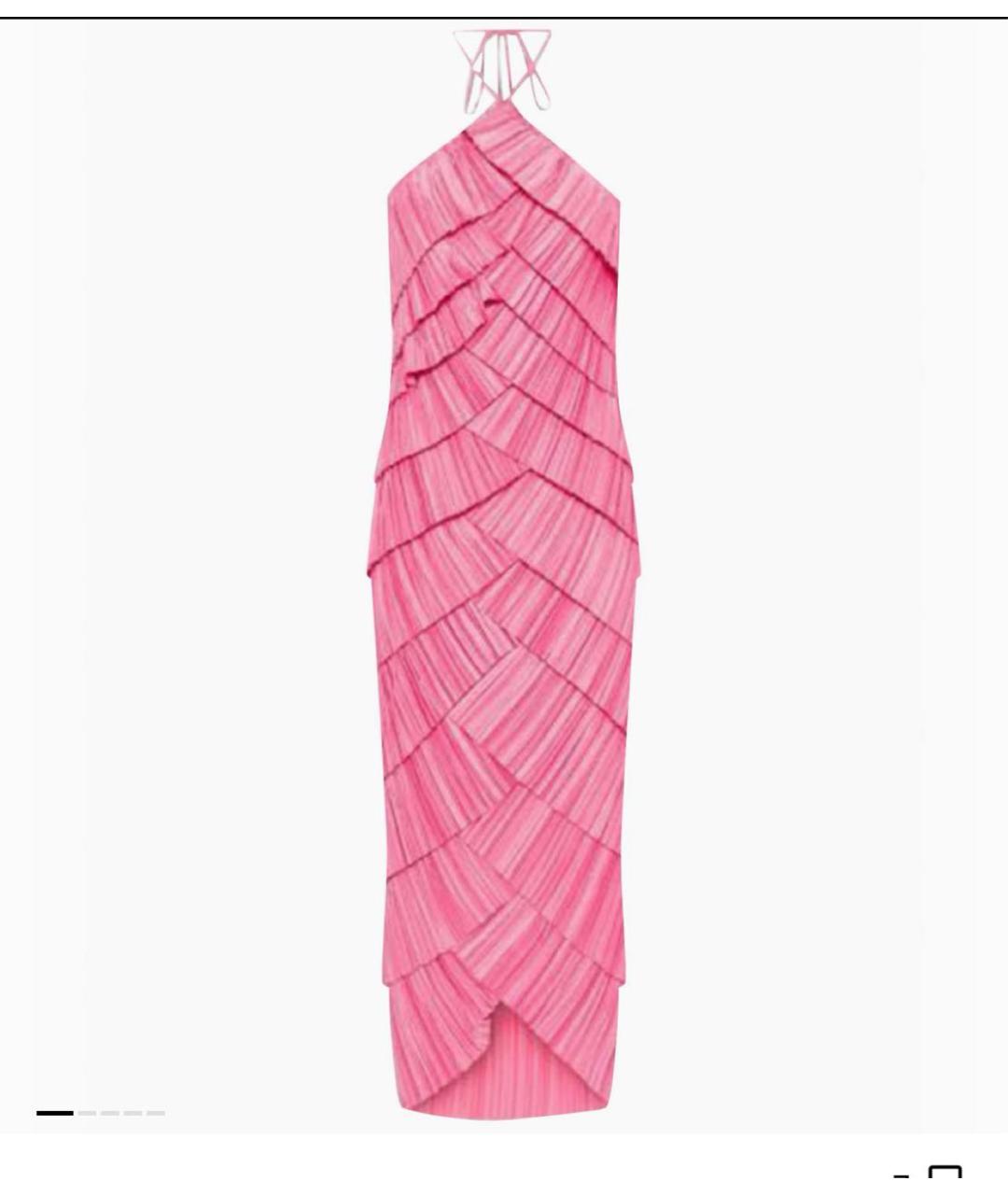 CULT GAIA Розовое коктейльное платье, фото 5