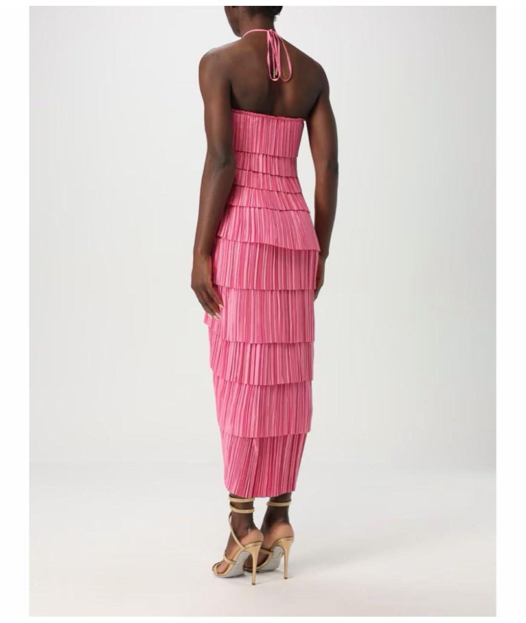 CULT GAIA Розовое коктейльное платье, фото 2