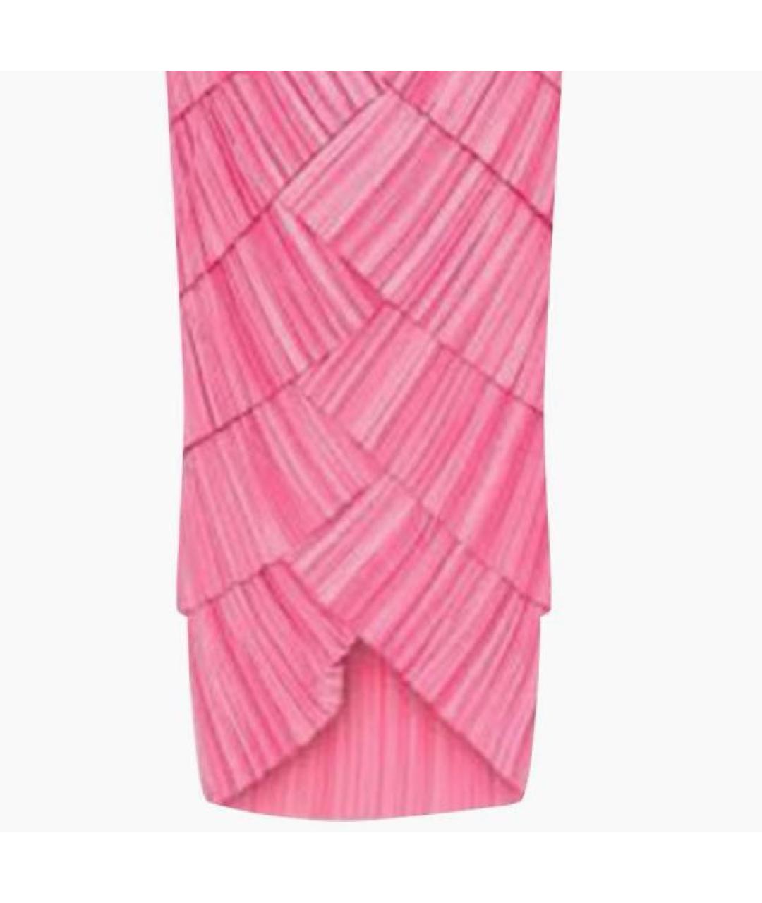 CULT GAIA Розовое коктейльное платье, фото 3