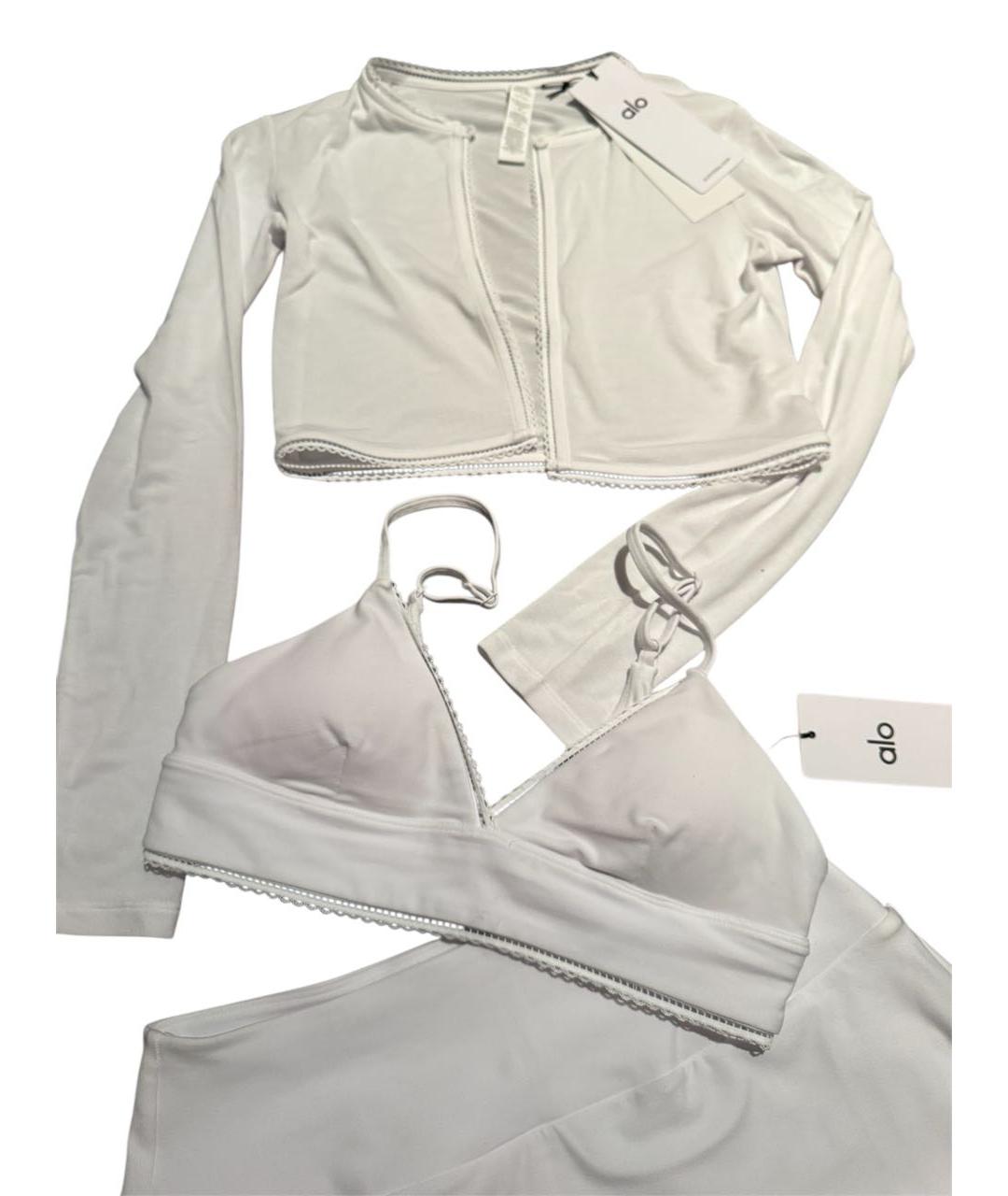 ALO YOGA Белый костюм с юбками, фото 3