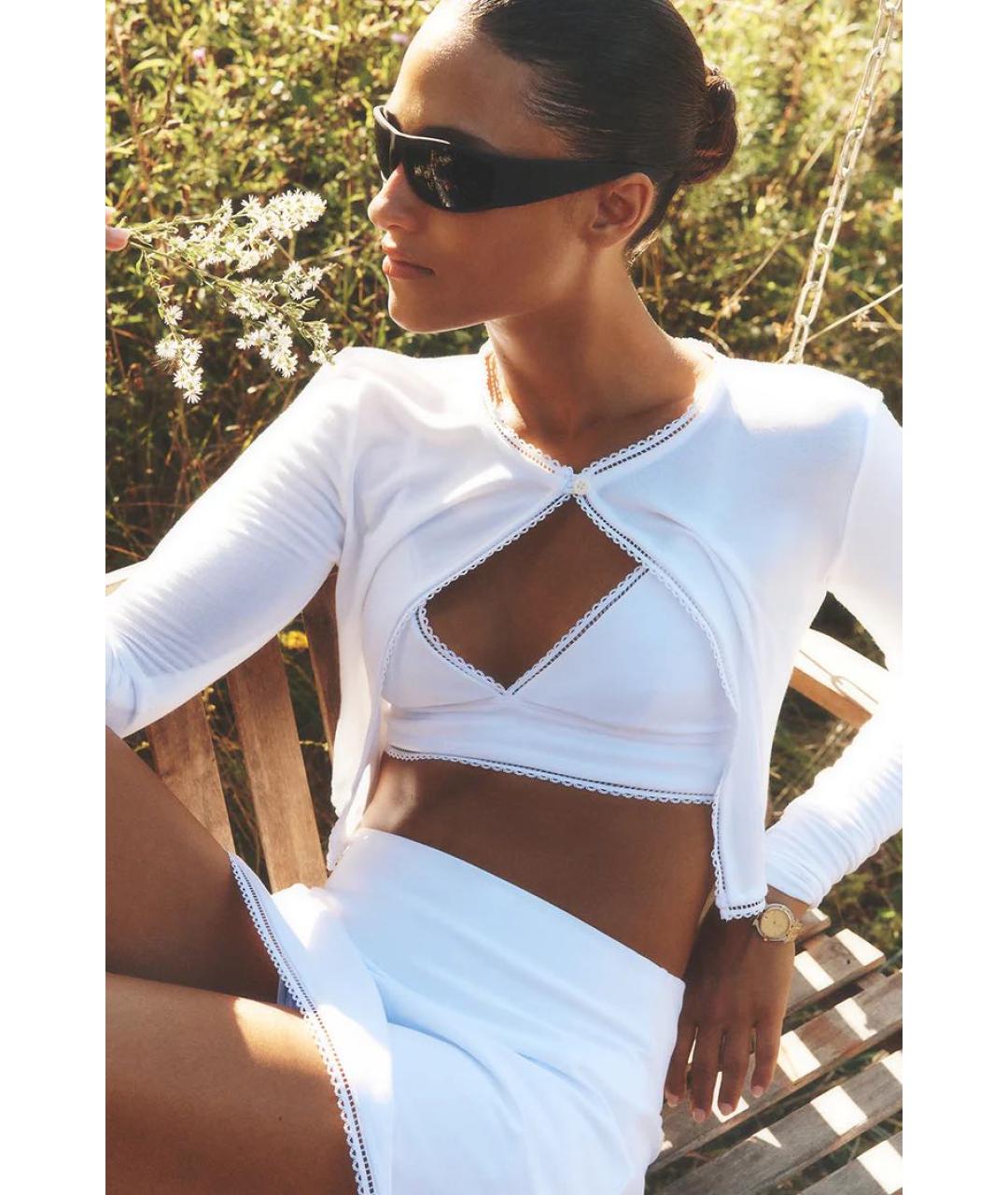 ALO YOGA Белый костюм с юбками, фото 2