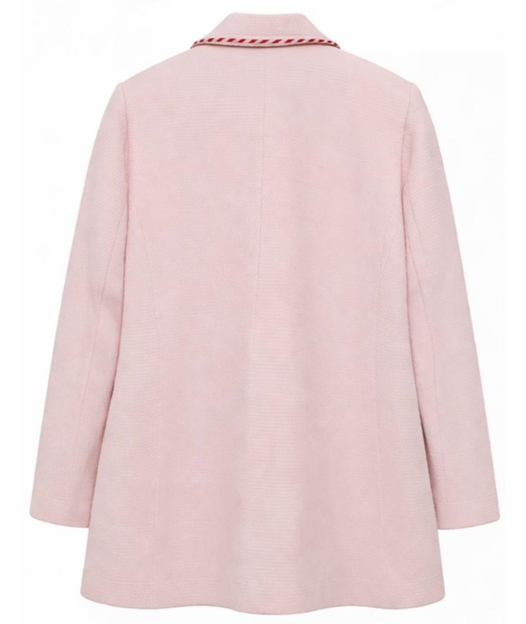 Tara Jarmon Розовый хлопковый жакет/пиджак, фото 2