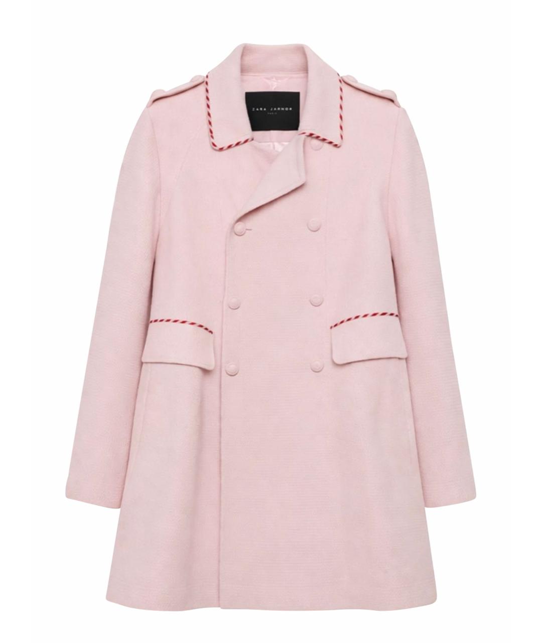 Tara Jarmon Розовый хлопковый жакет/пиджак, фото 1