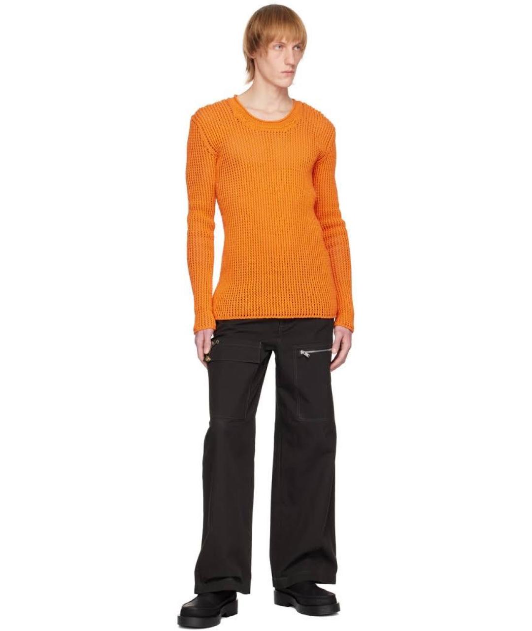 DION LEE Хаки хлопковый джемпер / свитер, фото 6