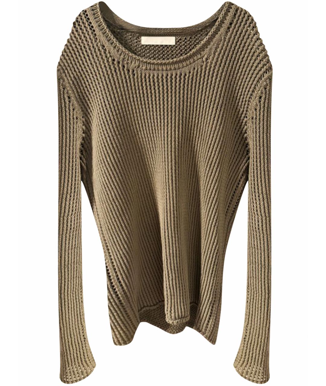 DION LEE Хаки хлопковый джемпер / свитер, фото 1