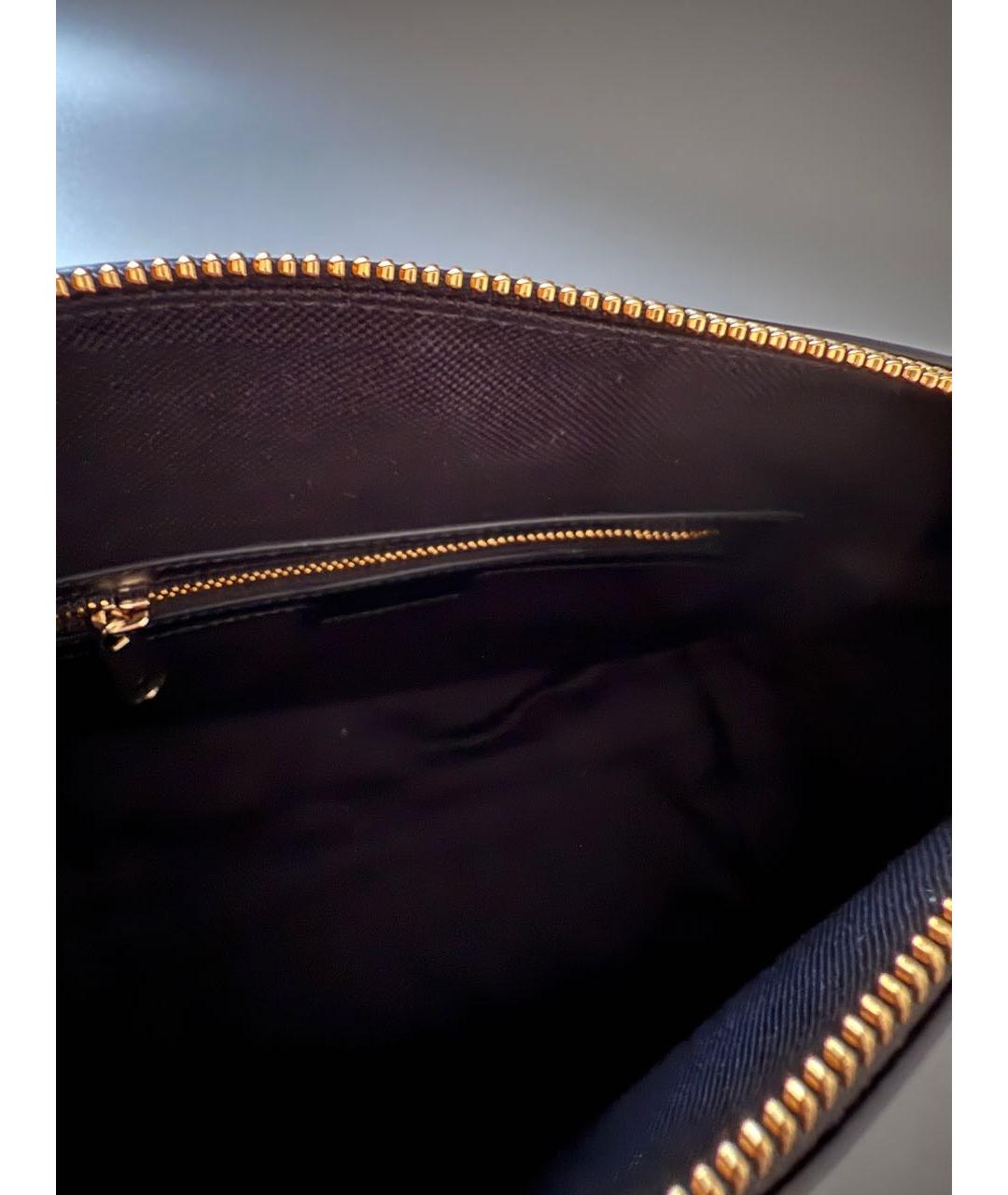 GUCCI Черная жаккардовая сумка с короткими ручками, фото 7