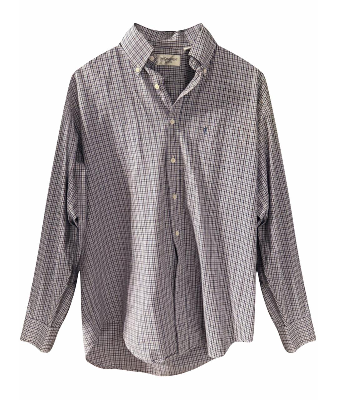 SAINT LAURENT Мульти хлопко-полиэстеровая кэжуал рубашка, фото 1