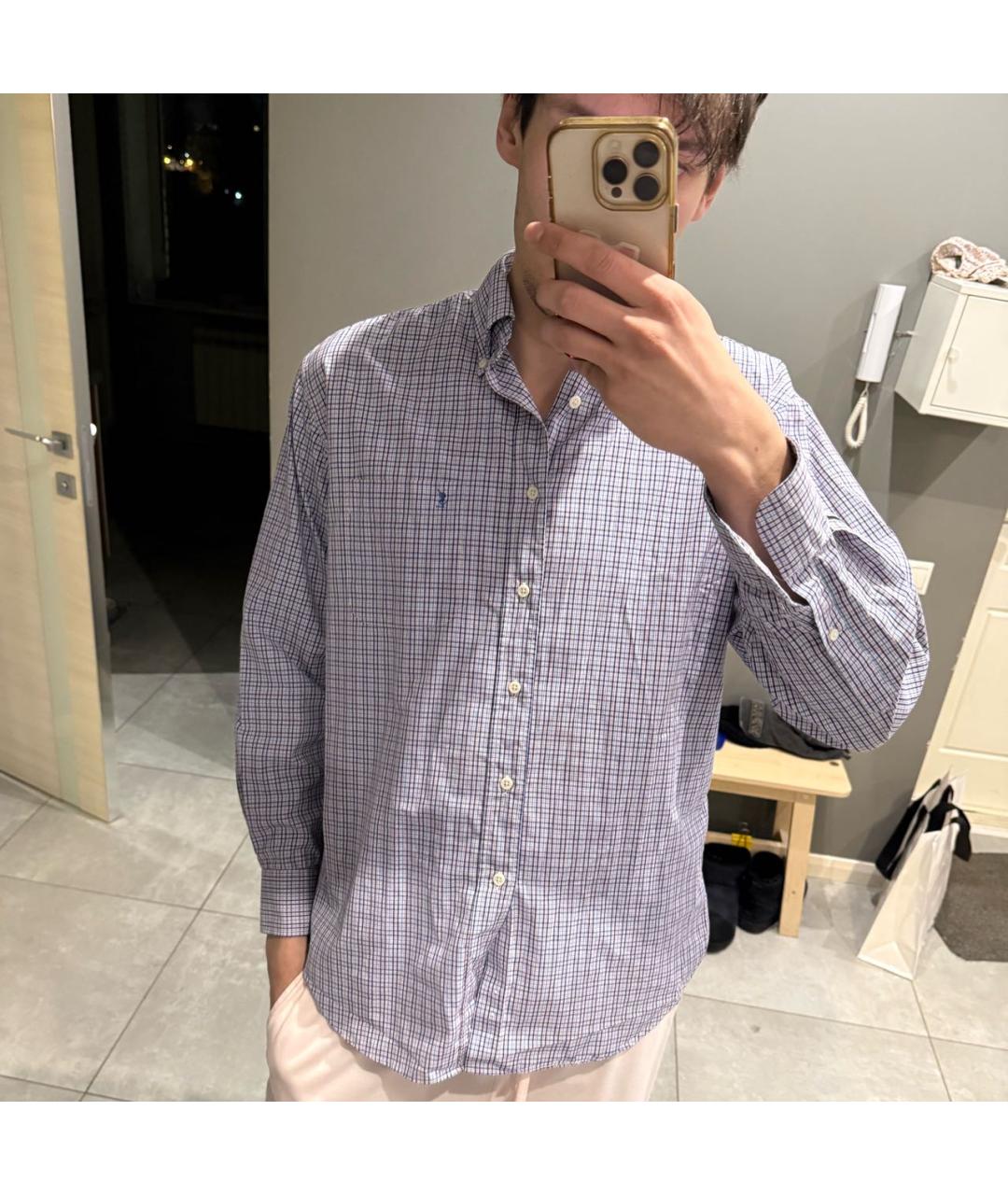 SAINT LAURENT Мульти хлопко-полиэстеровая кэжуал рубашка, фото 2