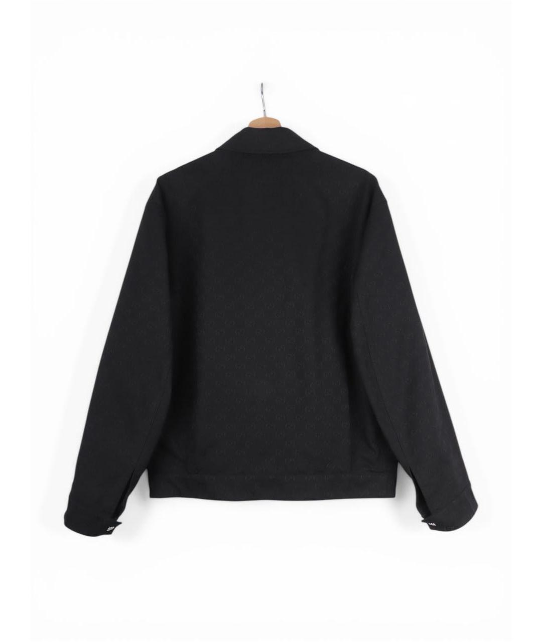 GUCCI Черная хлопковая куртка, фото 2