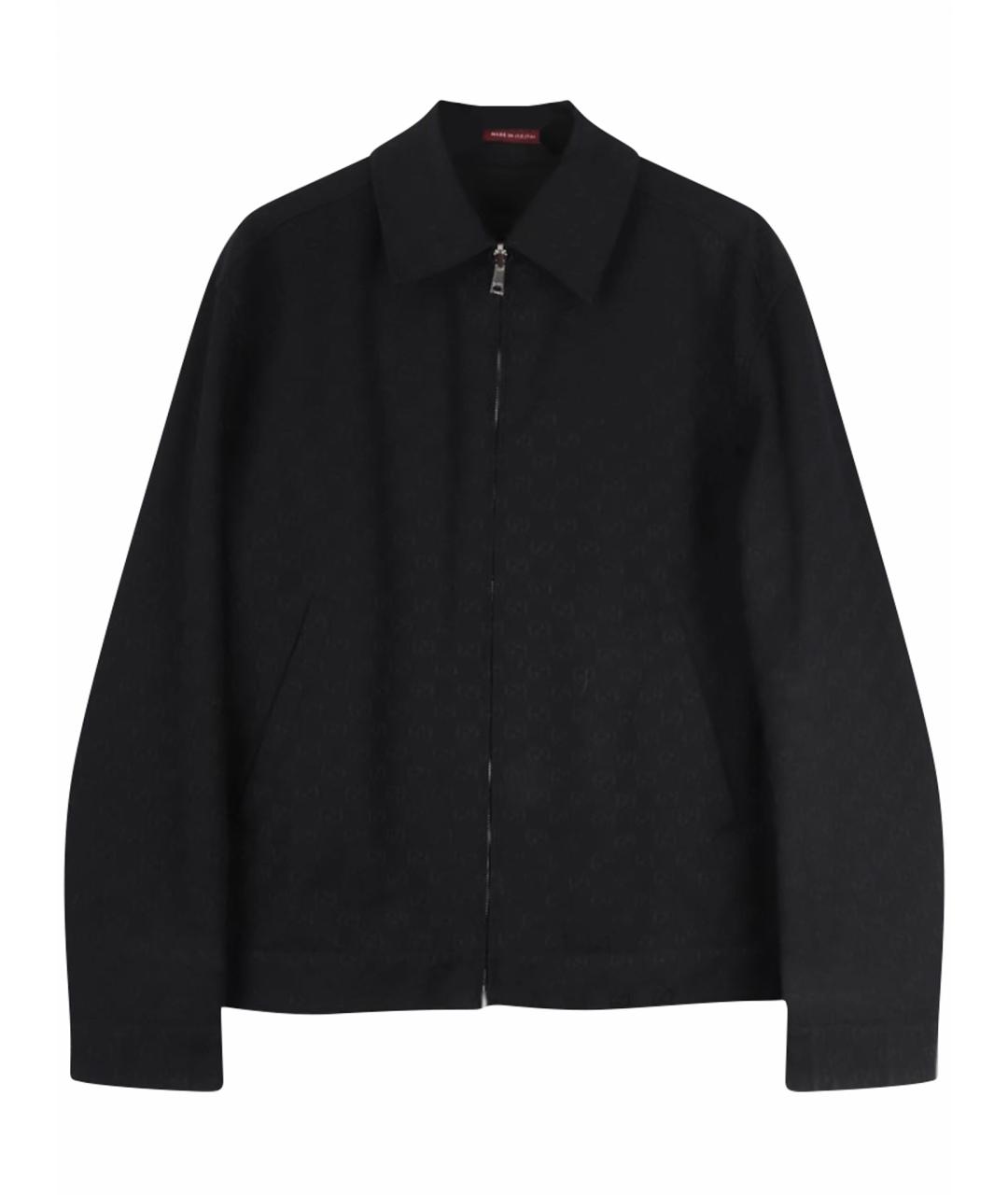 GUCCI Черная хлопковая куртка, фото 1