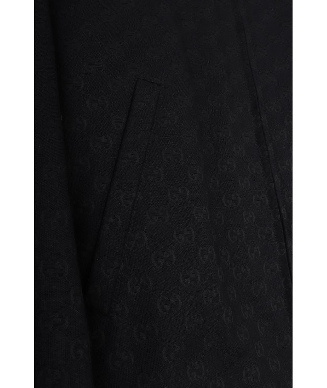GUCCI Черная хлопковая куртка, фото 6