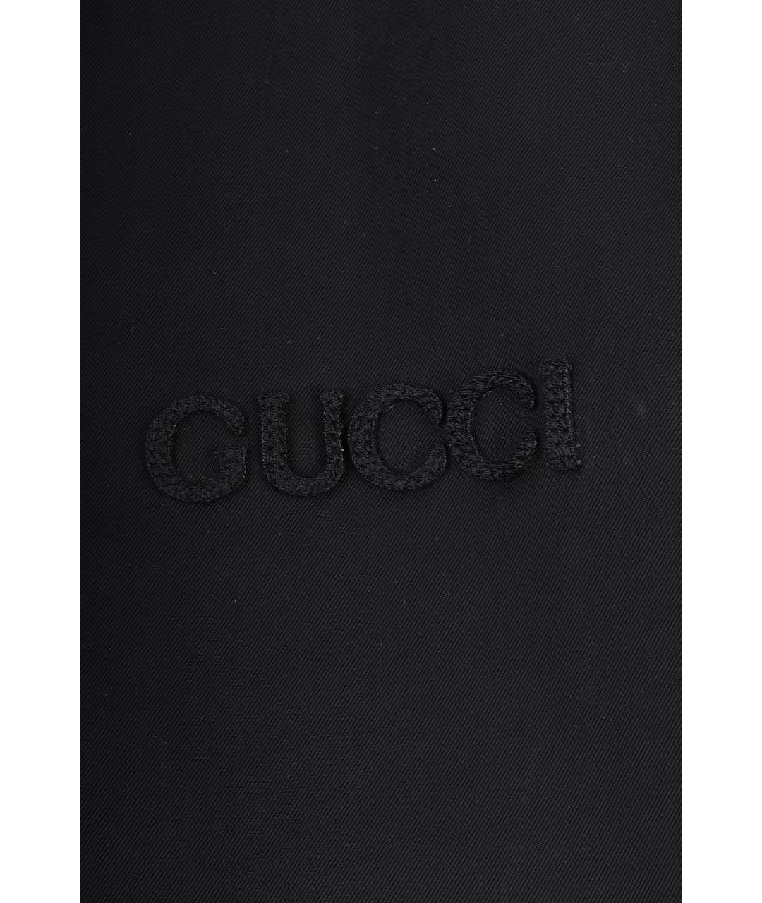 GUCCI Черная хлопковая куртка, фото 5