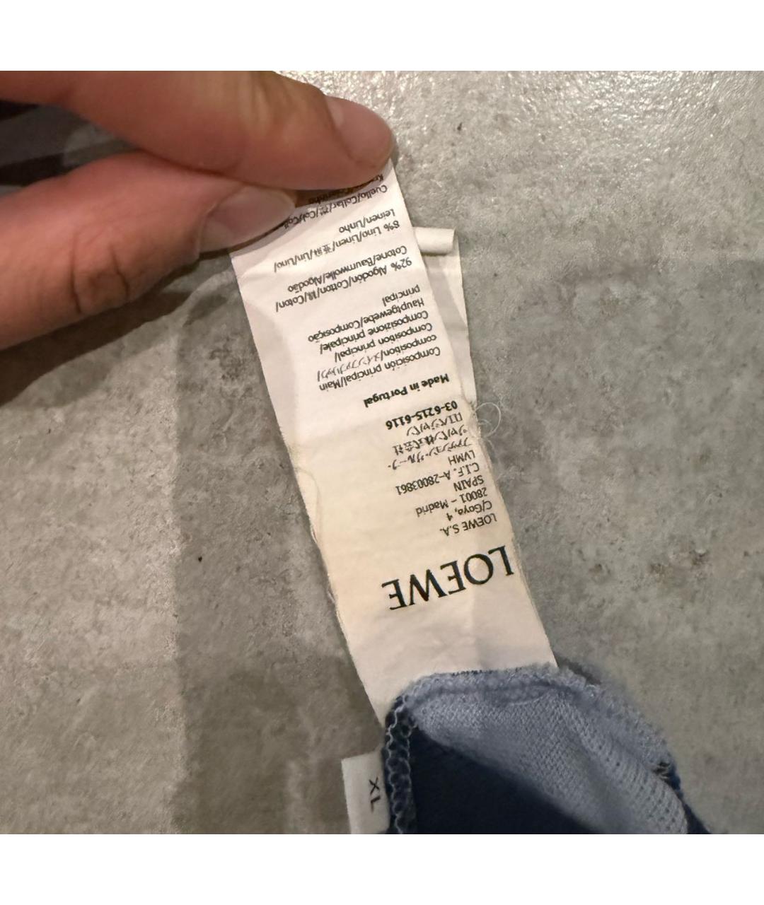 LOEWE Мульти хлопковое поло с коротким рукавом, фото 4