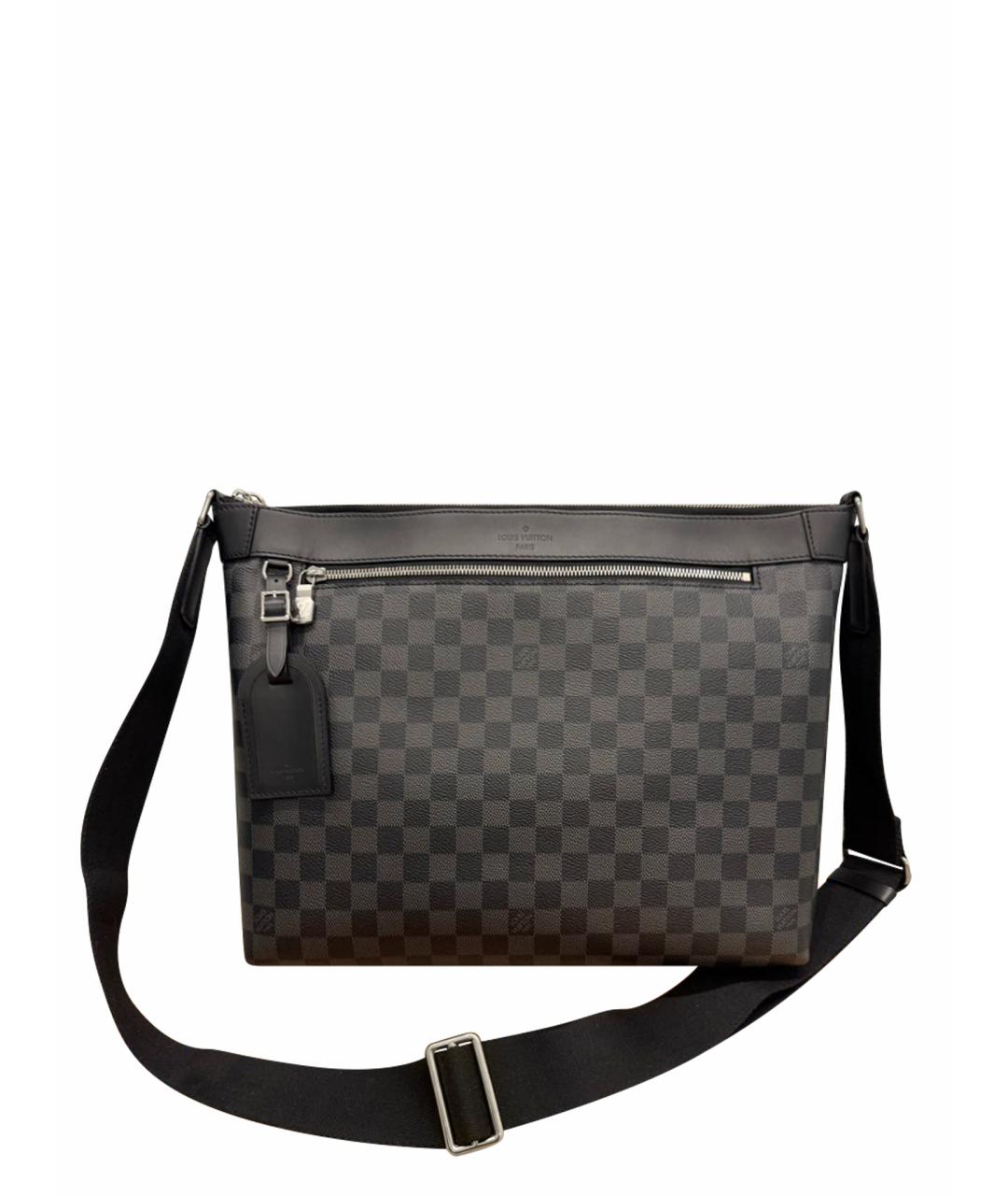 LOUIS VUITTON Черная сумка на плечо, фото 9