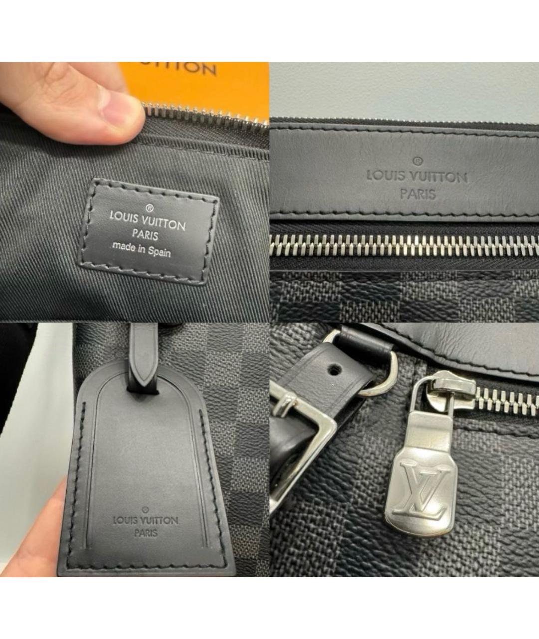 LOUIS VUITTON Черная сумка на плечо, фото 8