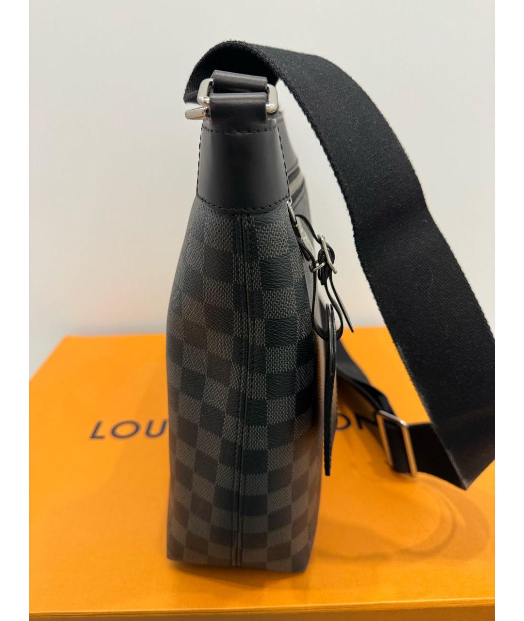 LOUIS VUITTON Черная сумка на плечо, фото 4