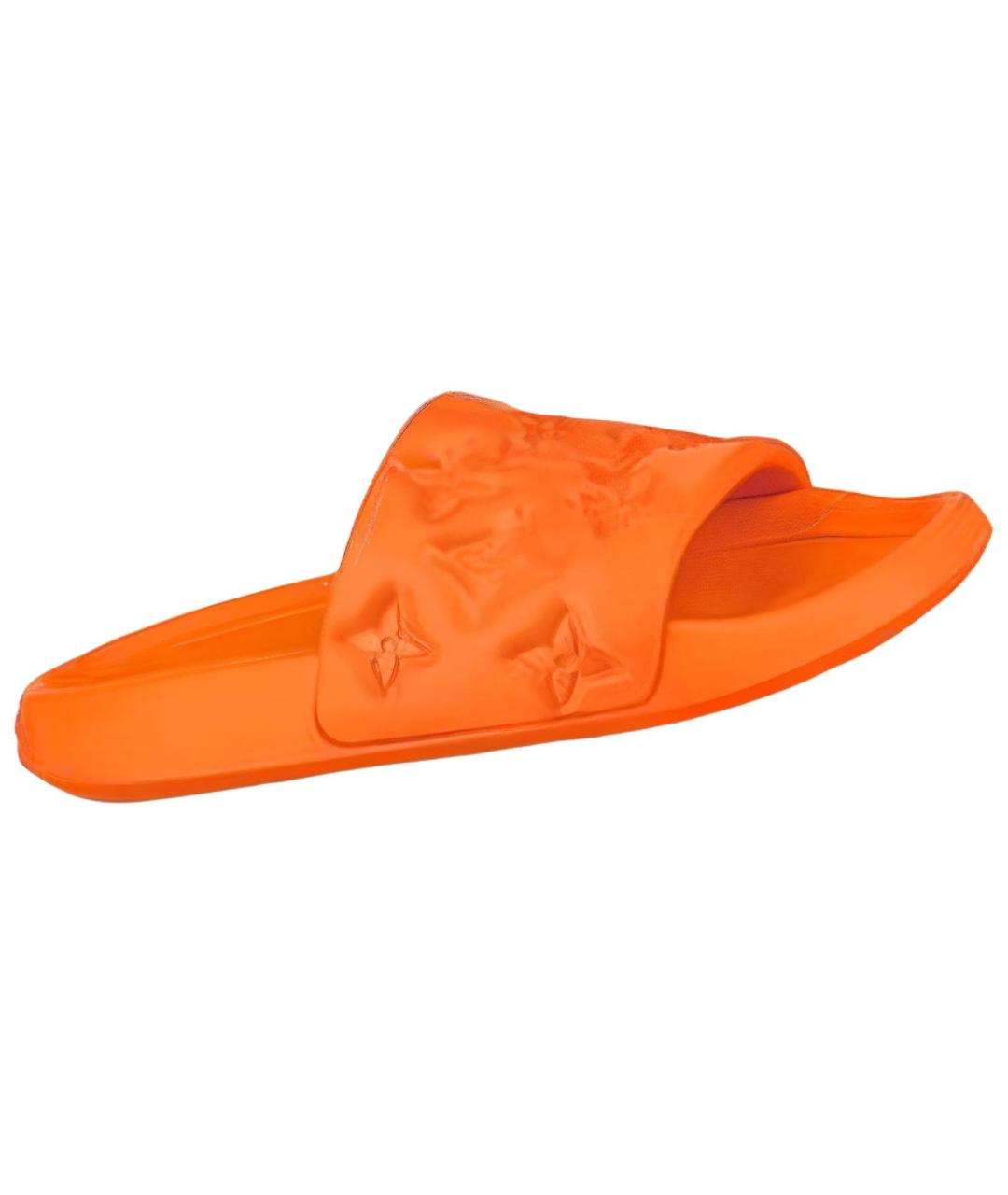 LOUIS VUITTON Оранжевое шлепанцы, фото 3