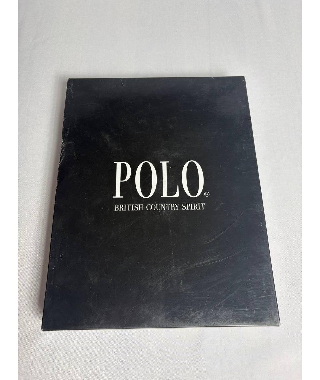 POLO RALPH LAUREN Темно-синее хлопко-эластановое поло с коротким рукавом, фото 7