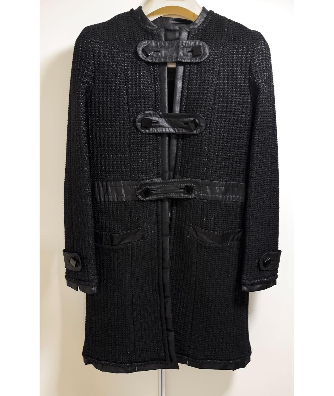 LOUIS VUITTON Черное шерстяное пальто, фото 7
