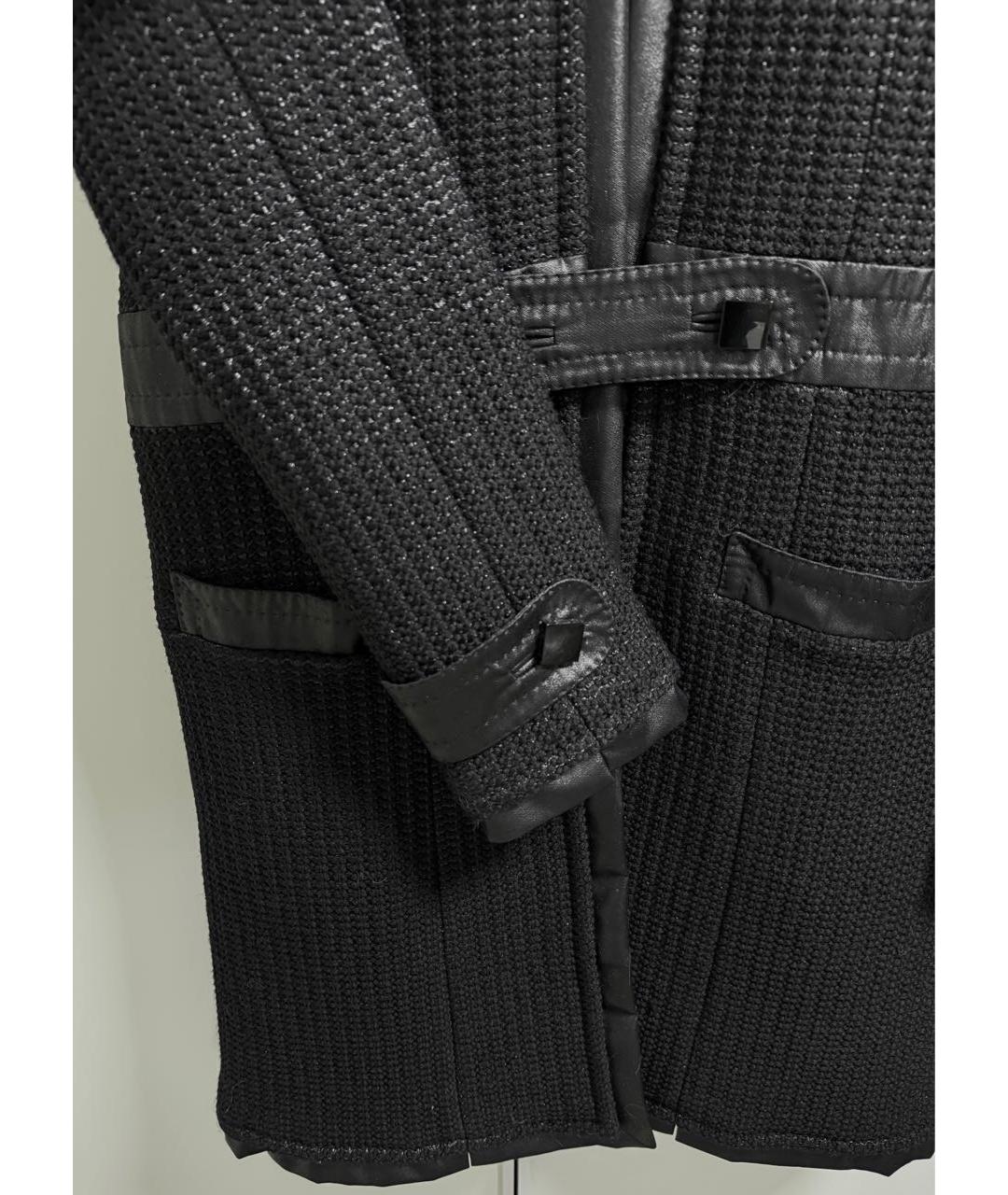 LOUIS VUITTON Черное шерстяное пальто, фото 6