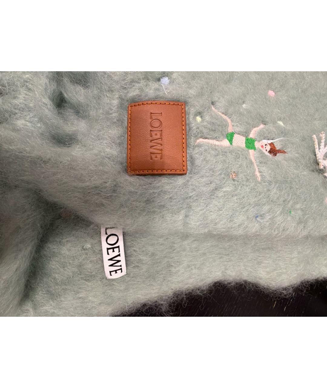 LOEWE Кашемировый шарф, фото 3