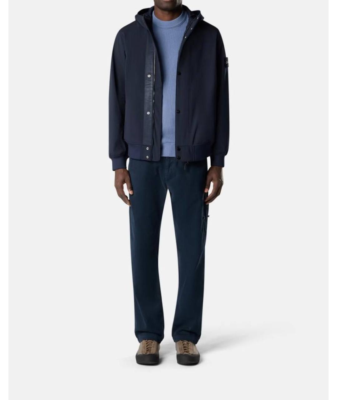 STONE ISLAND Темно-синяя куртка, фото 9