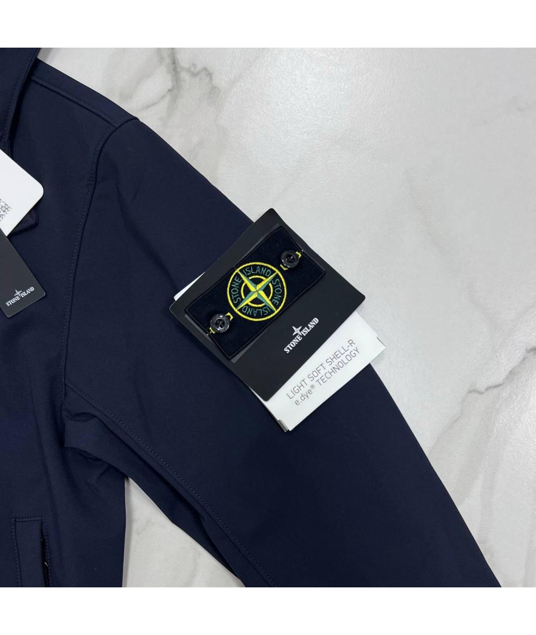 STONE ISLAND Темно-синяя куртка, фото 3