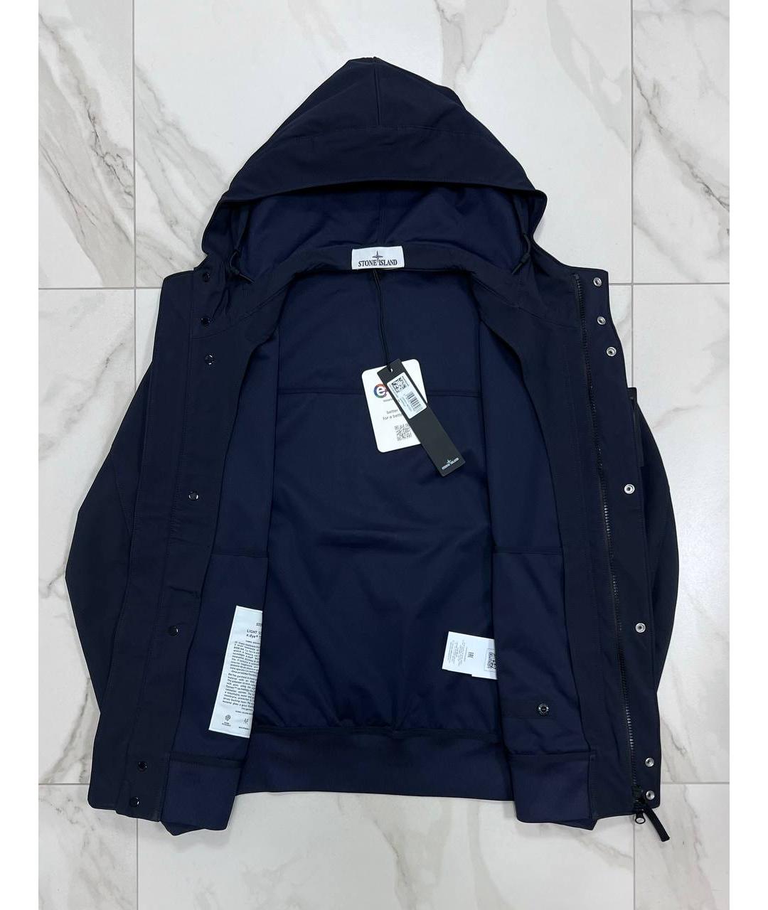 STONE ISLAND Темно-синяя куртка, фото 5