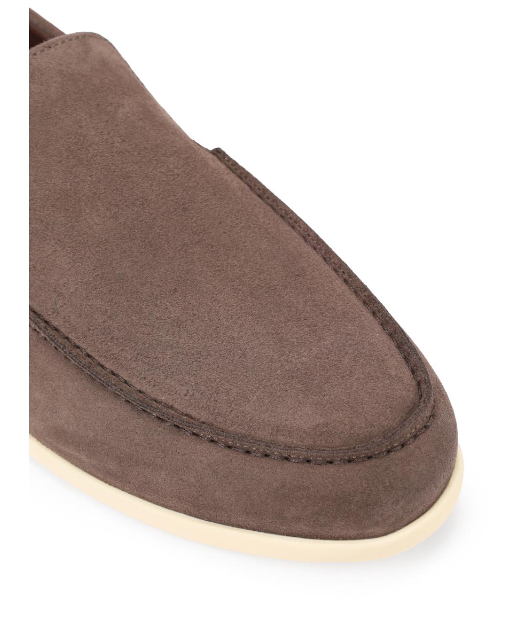 PAUL & SHARK Коричневые замшевые лоферы, фото 5