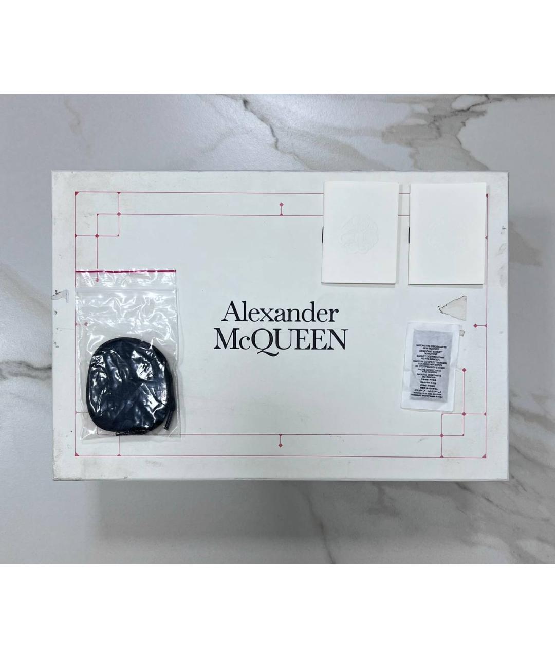 ALEXANDER MCQUEEN Белые низкие кроссовки / кеды, фото 5