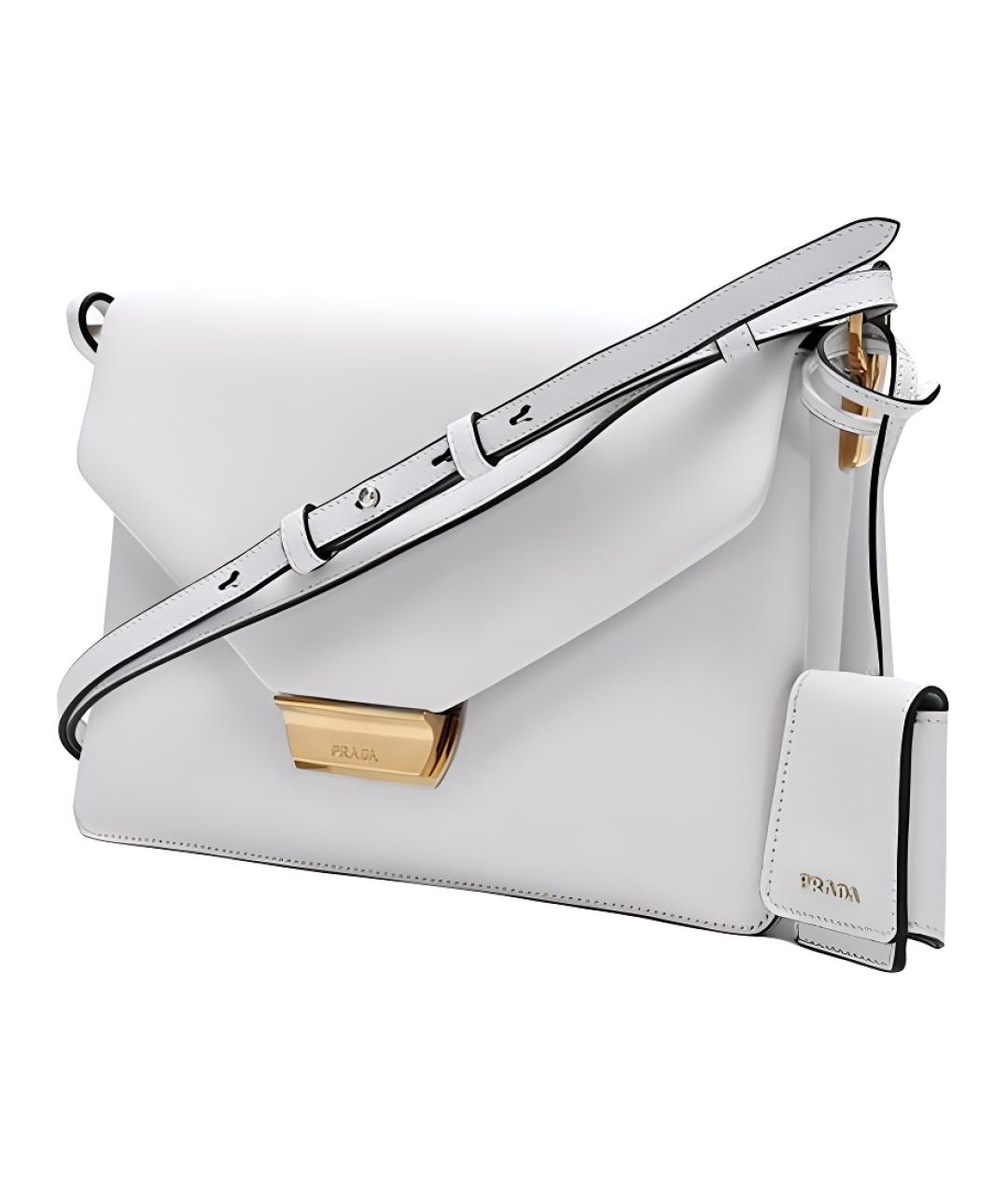 PRADA Белая сумка через плечо, фото 2