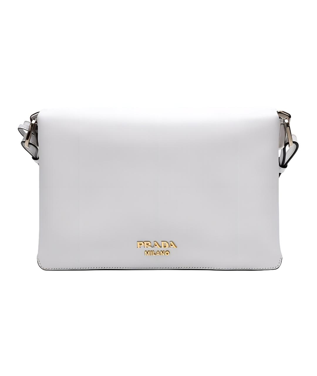 PRADA Белая сумка через плечо, фото 4