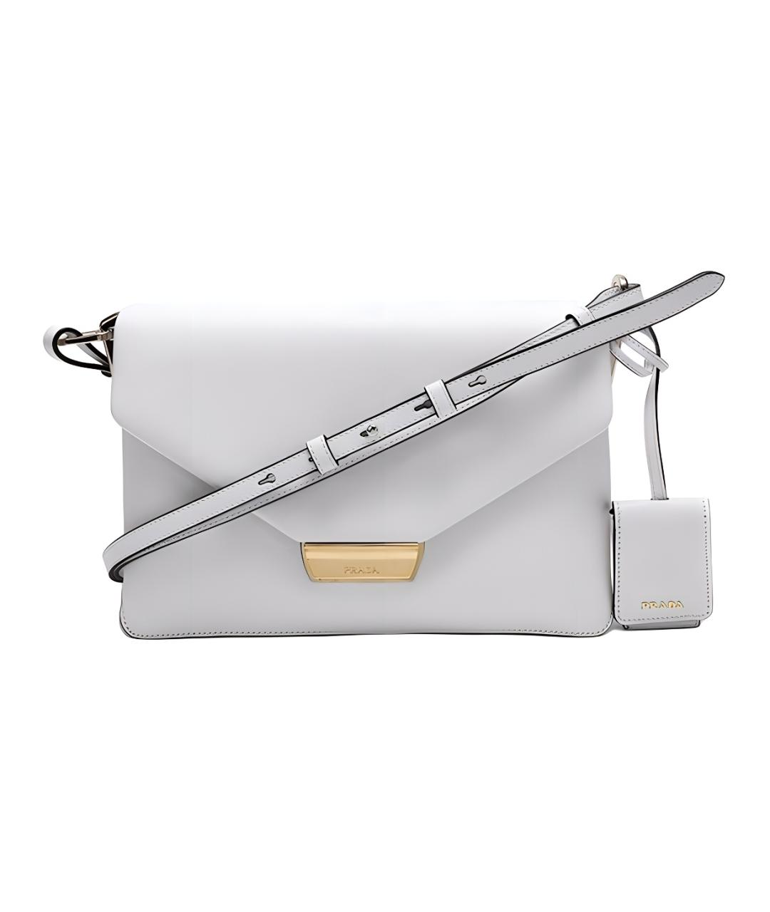PRADA Белая сумка через плечо, фото 1