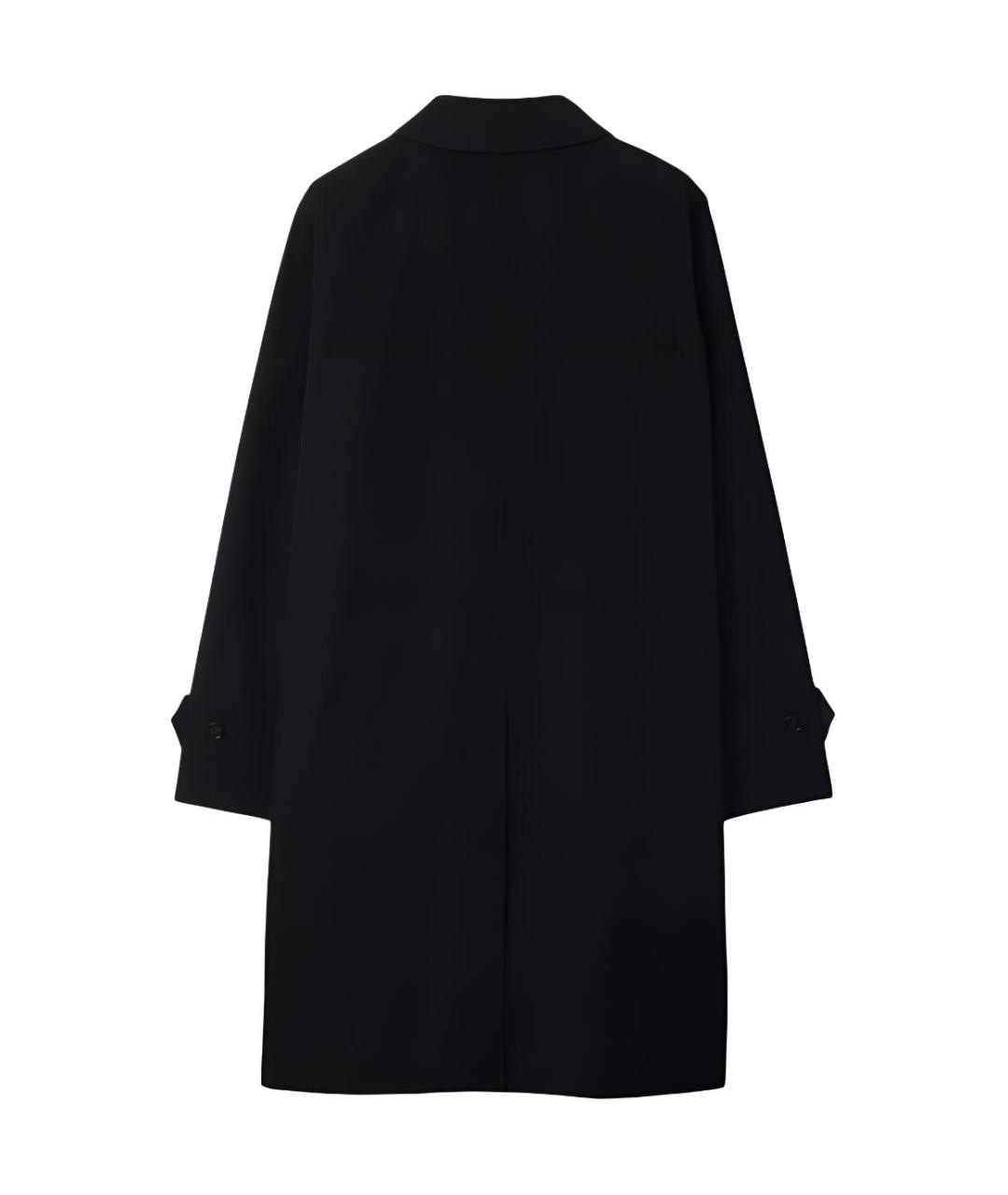 BURBERRY Черное пальто, фото 2