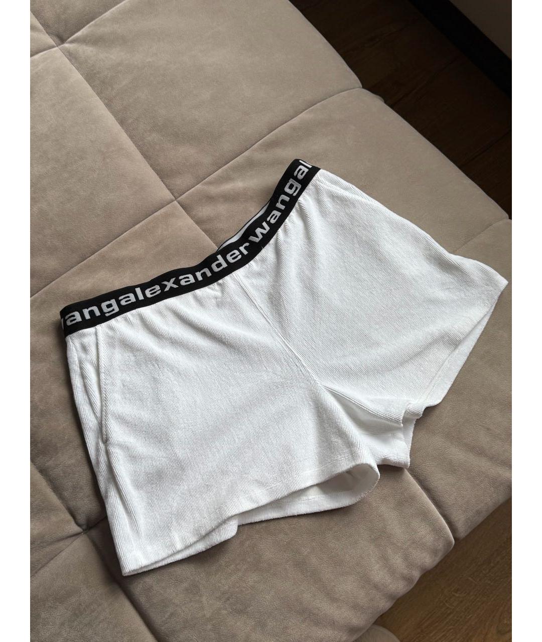 ALEXANDER WANG Белые велюровые шорты, фото 2