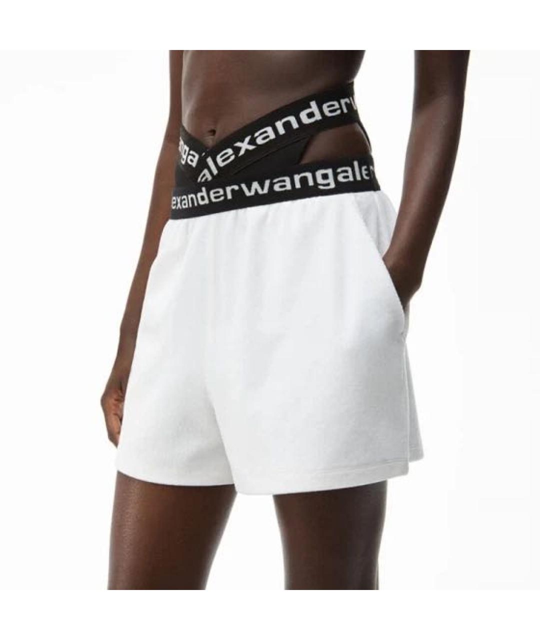 ALEXANDER WANG Белые велюровые шорты, фото 5
