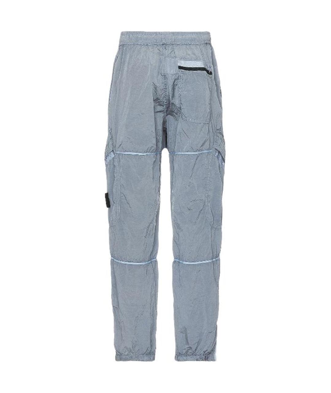 STONE ISLAND Серые повседневные брюки, фото 2